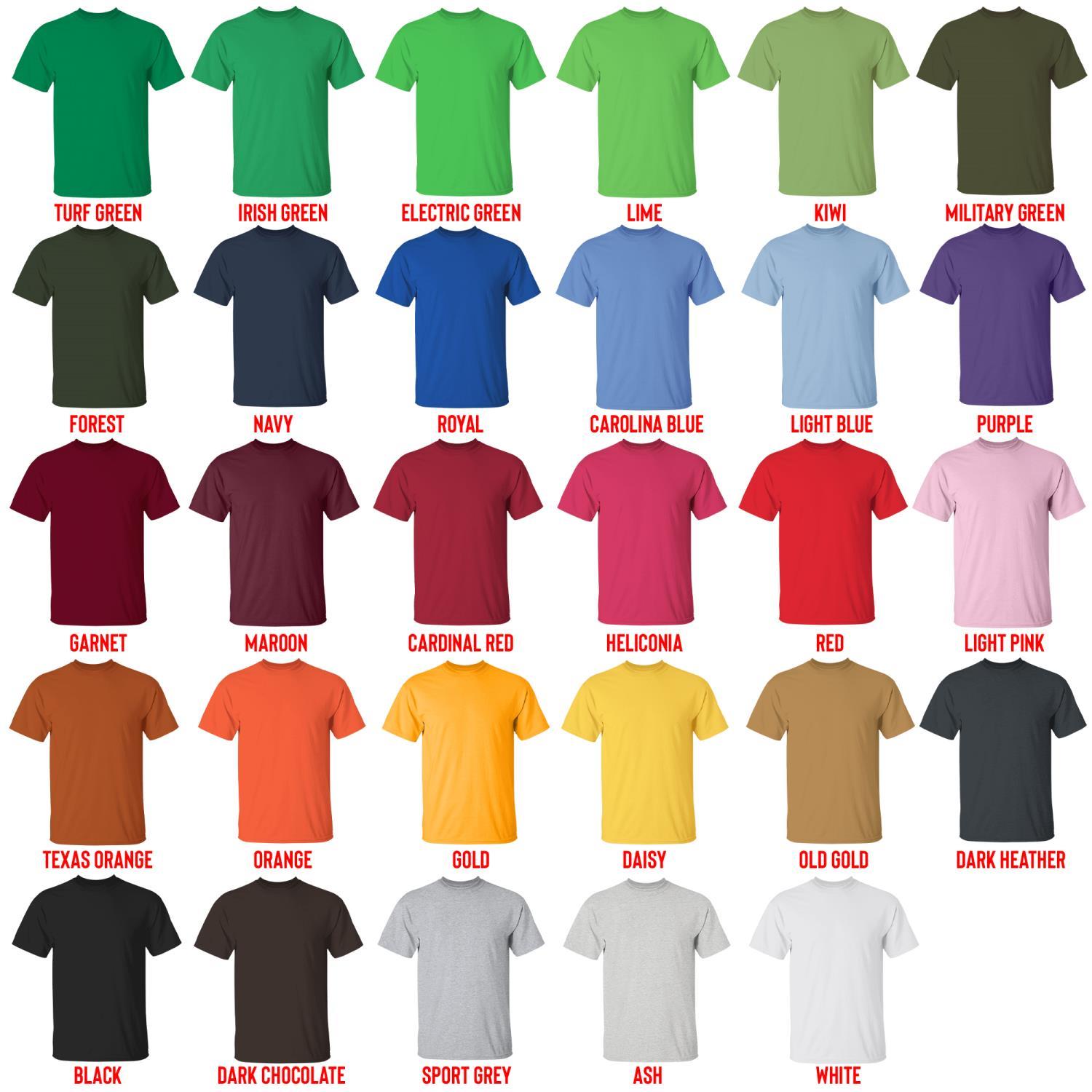 t shirt color chart - Studio Ghibli UK Shop