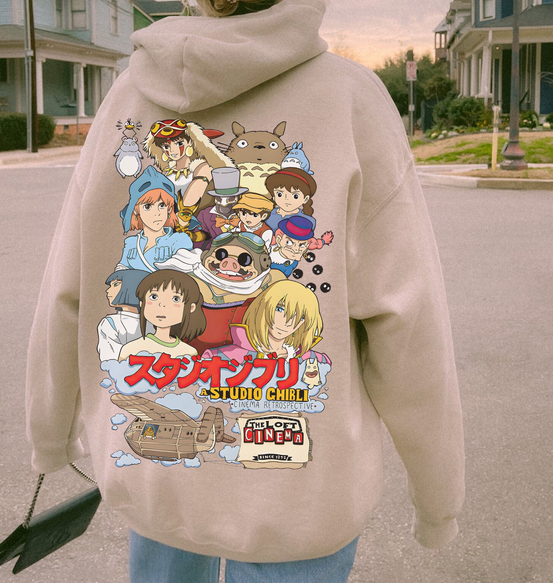 World Ghibli Characters Hoodie